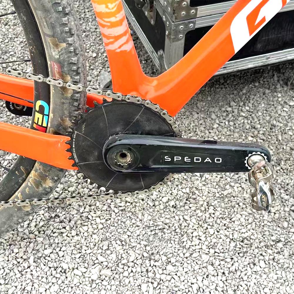 Patented Carbon Fiber MTB Crankset for Road Mountain Bike Racing New Designed Chainwheel Part for Bicycle Teams