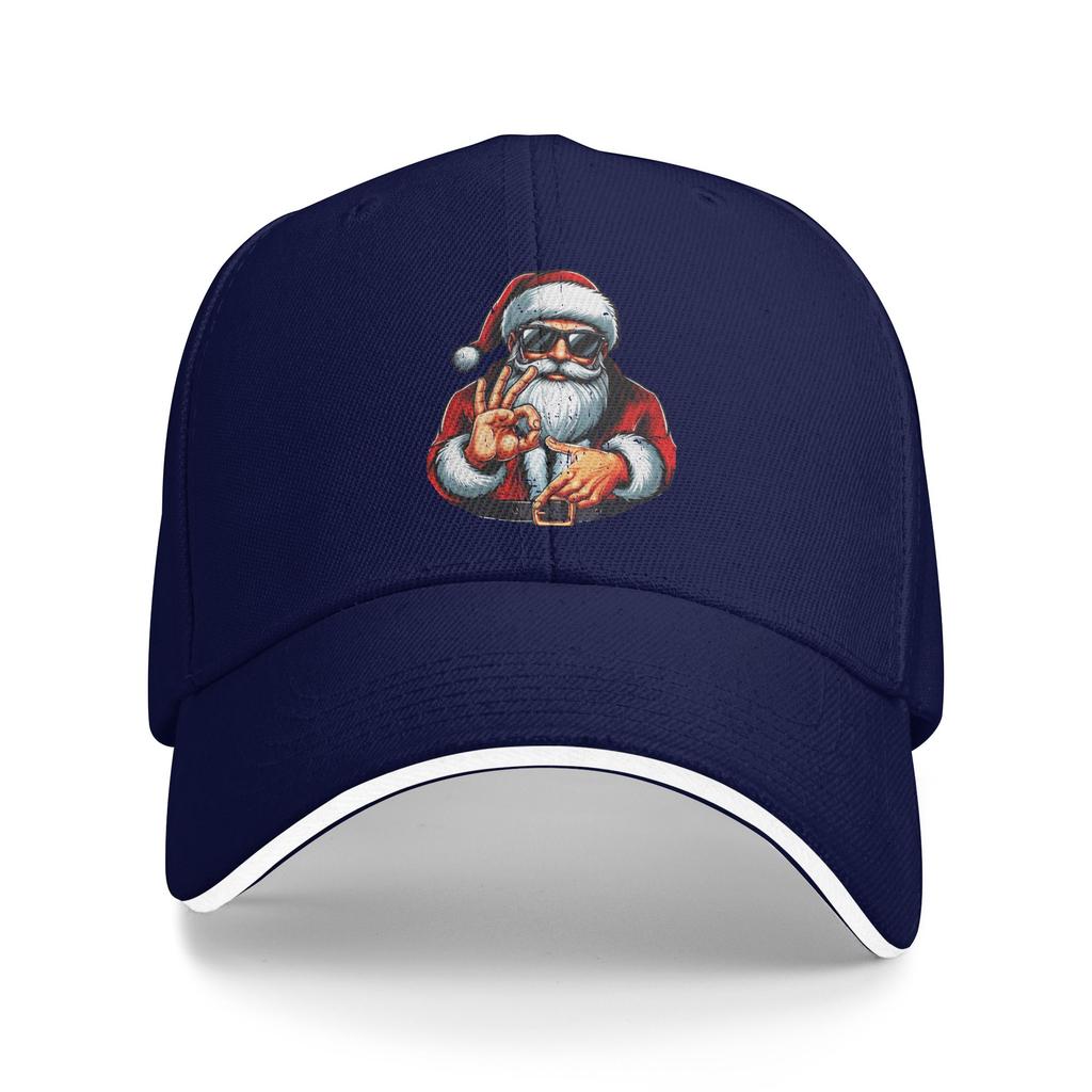 Spring Funny Six Seven 6 7 Meme Santa Christmas Baseball Cap Running Hippie Vintage Print Sun Trucker Hat Men Baseball Caps