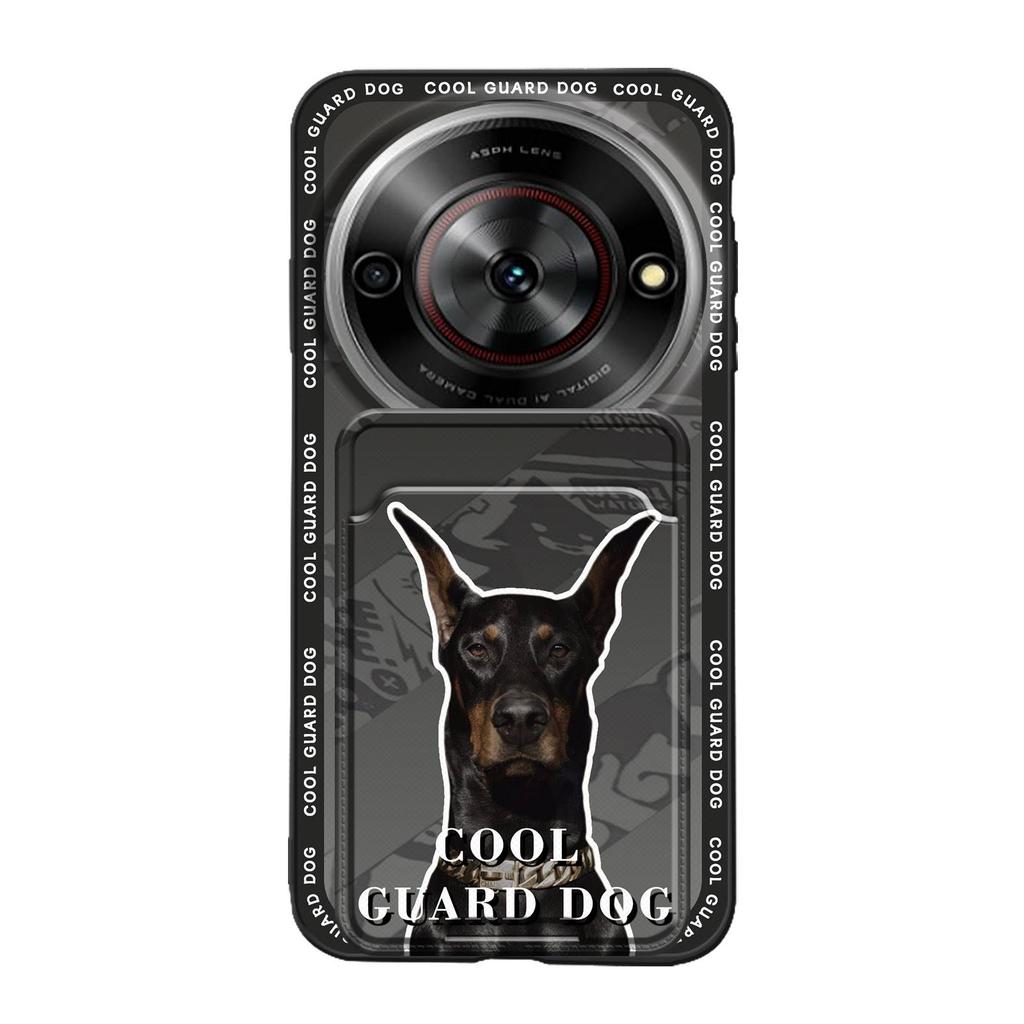 Card Slot Soft Case Phone Case For ZTE Blade A75 5G/Nubia Focus 5G/Calf 5G Waterproof Back Cover Durable Anti-knock TPU