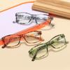 High-Definition Anti-Blue Light Reading Glasses Fashionable Print Comfort Presbyopia Glasses with Plus Diopters 0 To +4.0