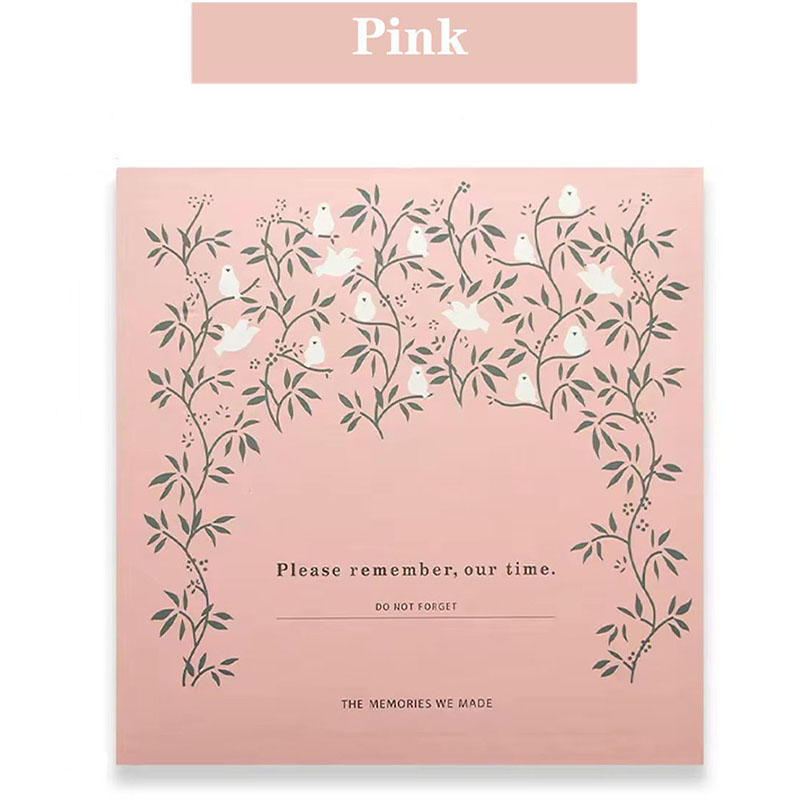 Large Photo Album Self Adhesive 25 Sheets 4/5inch DIY Bookshelf Album for Baby Family Anniversary Wedding Photo Storage