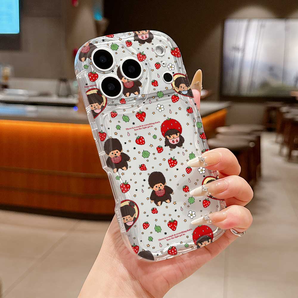 Ins Cute M-Monchhichis Phone Case For Samsung Galaxy A17 M16 A56 A36 A26 A16 A06 A15 A54 A34 A24 A14 A04 A13 A73 A53 4G 5G