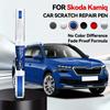 Marca OPRTAMG Per Skoda Kamiq Penna per Riparazione Vernice Auto Touch-Up Rimuovi Graffi Fai-da-te Accessori Auto Blu LB5K Argento LA7R Bianco LB9