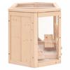 Hamster Cage - Solid Fir Wood - 80x40x43 Cm - Indoor - Easy Assembly - Beige