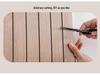 3D Wood Grain Self-Adhesive Waterproof Wall Panel Decor