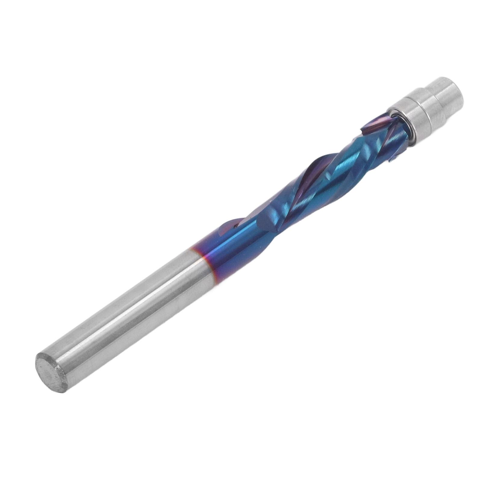 1Celsius4 Flush Trim Bit 1Celsius4 Inch Router Bit Celsius Carbide Trim Spiraal Down Cut Router met Lager voor Houtbewerking Eiken MDF Multiplex Hardhout