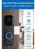 No-Punch Anti-Theft Metal Doorbell Mounting Bracket