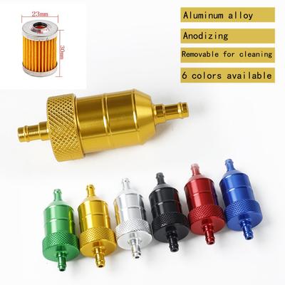 Aluminium Kraftstofffilter Inline-Filter Motorrad Kraftstofffilter Leichtgewicht