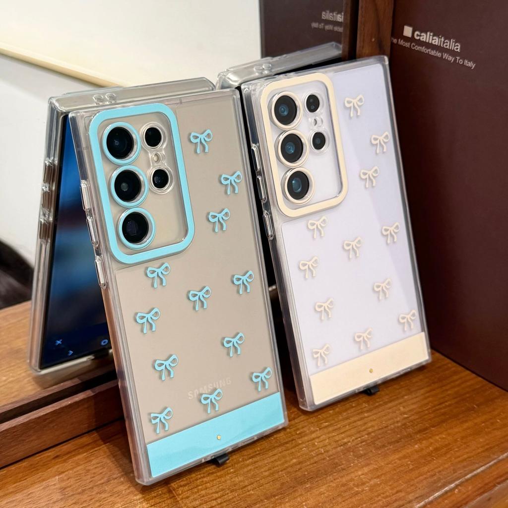Incoming Call Flash Bow Is Suitable for Samsung S25Ultra Mobile Phone Case A56 Voice-activated Induction Incoming Call Flash Transformation