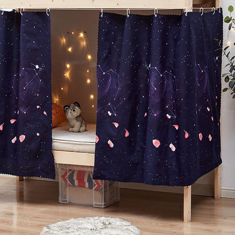Blackout Bed Curtains for Dorm Bunks - Girls & Boys Privacy Enclosure