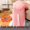 Portable Folding Foot Bath Basin - Household & Travel, Warm & Heightened for Adults