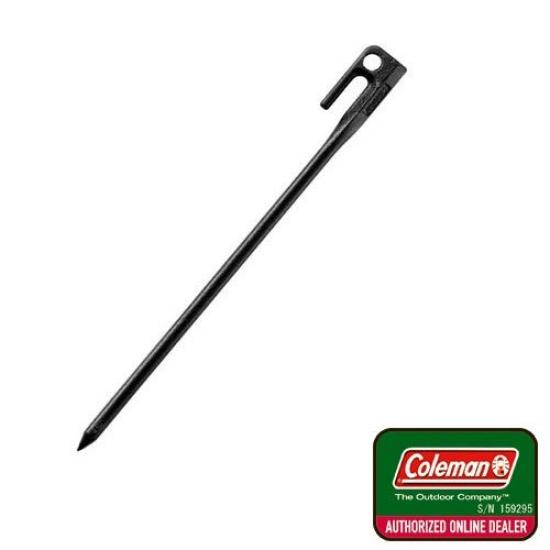 Coleman Steel Solid 2000017188 Pegs, 30cm/1 Piece, Camping,