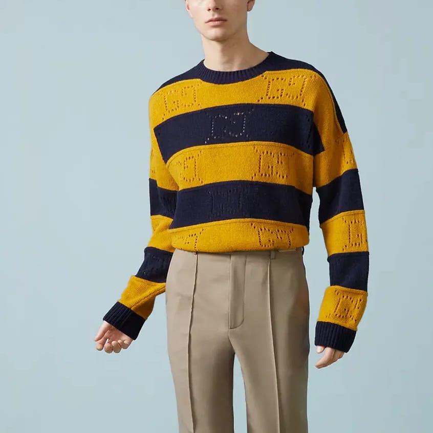 Gucci SS23 Sweater Men's Yellow 751021-XKDFT-7021
