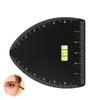 Multi Function Eyebrow Shaping Tool with Precise Measurement Guides Adjustable Brow Stencil for Symmetrical Brow Design