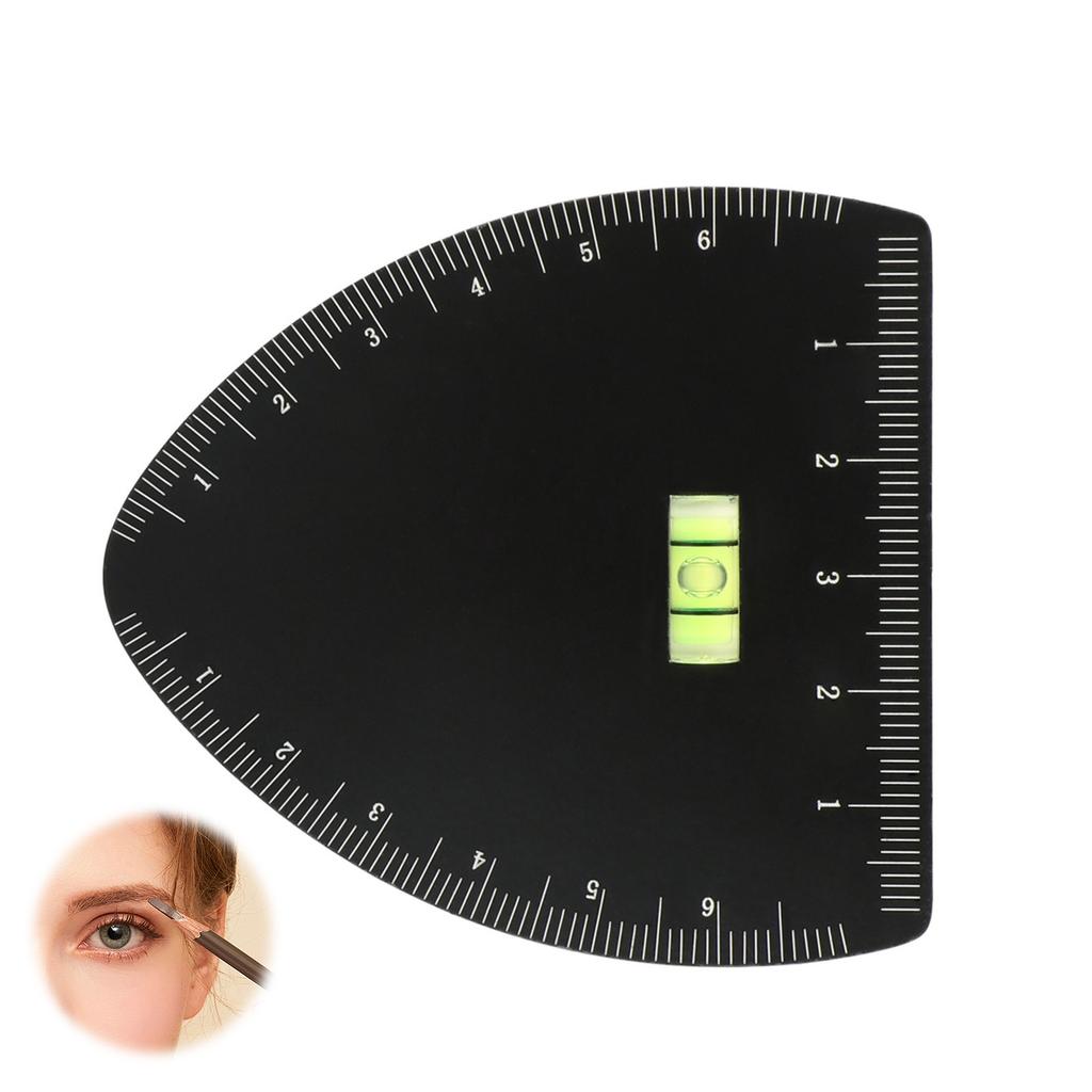 Multi Function Eyebrow Shaping Tool with Precise Measurement Guides Adjustable Brow Stencil for Symmetrical Brow Design