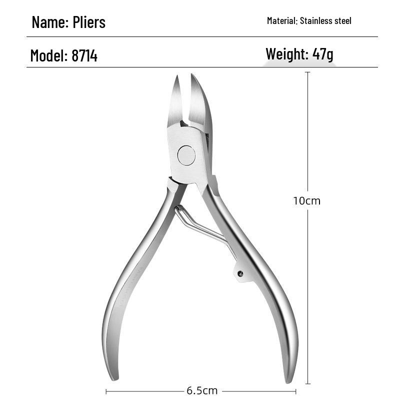 High-Quality Stainless Steel Nail Clippers & Tweezers Set for Home and Salon Use