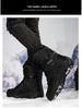 Men's Fleece-Lined Mid-Calf Snow Boots – Thick Sole for Winter Hiking