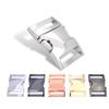 10pcs Metal Side Release Buckles Paracord Bracelet Buckle Pets Collar Backpack Strap DIY Accessories 20mm #FLQ102-20(Mix-s)