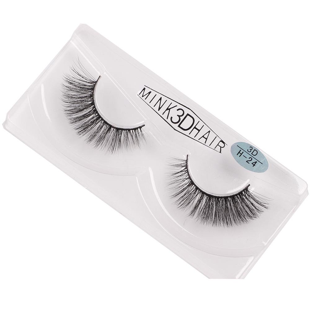 3D Faux Mink Fur False Eyelashes - Single Pair Packaging
