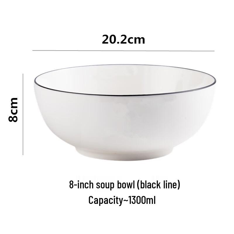 Double Happiness Cat Ceramic 4-Piece Rice Bowl Set