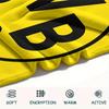 Coperta in Flanella con Stampa Logo Borussia Dortmund, Alta qualità Confortevole per Tutte le Stagioni, Decorazione per la Casa, Calore e Comfort, Perfetta per Regali di Natale