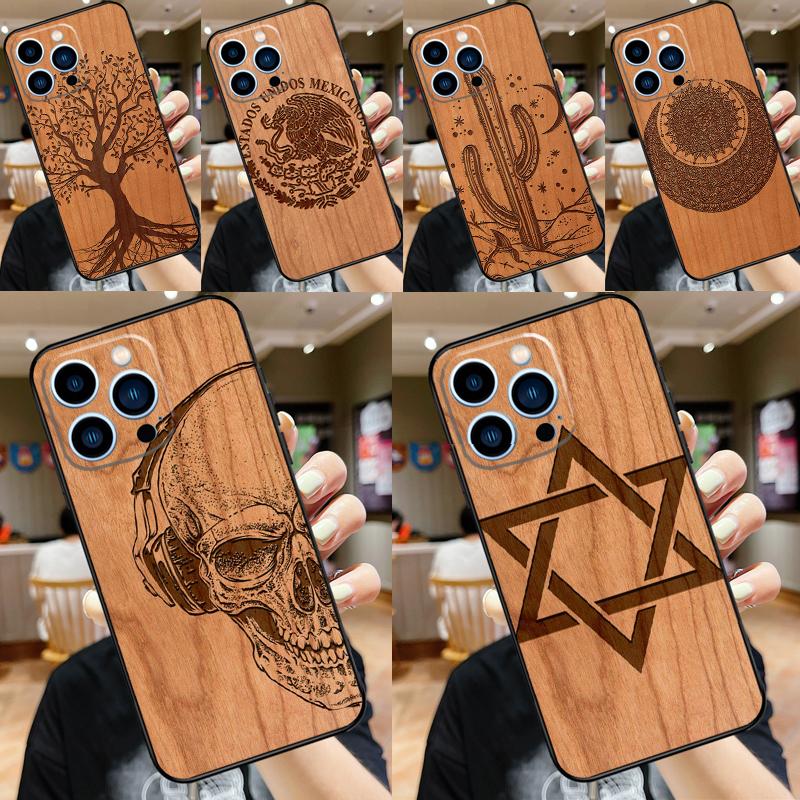 Tree Rose Skull Cactus Wood For Honor Magic 8 Pro 6 5 7 Lite Case For Honor 400 200 90 70 50 X8c X8b X9a X9b X9c X9d Win