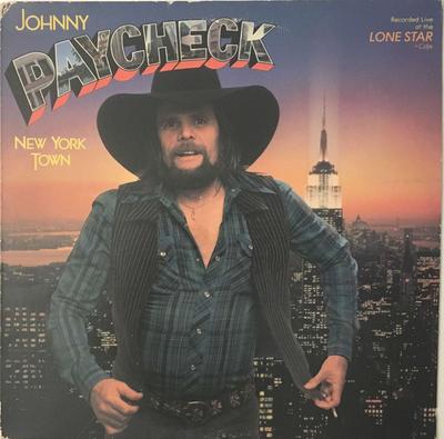 LP Record JOHNNY PAYCHECK - New York Town JE36496 Epic 1980 US Folk Used