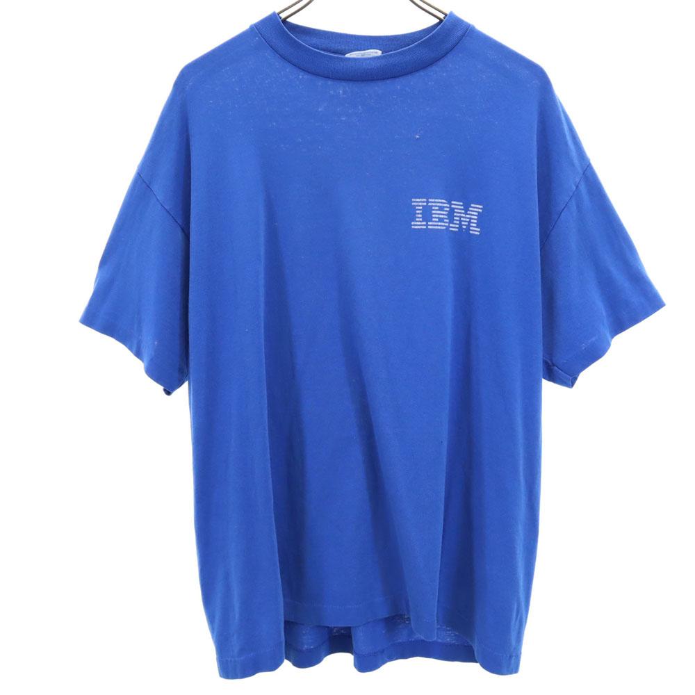 HeF-T 90s Made In USA IBM Print Short Sleeve Corporate T-shirt Men's Used