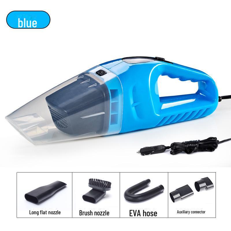 

Jingtong 120 Вт Ручной автомобильный пылесос двойного назначения для сухой и влажной уборки синий
