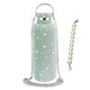 500/750/1000ml Diamond Thermos Bottle With 2pcs Chain Portable Rhinestone Water Bottle Double Wall Stainless Steel Thermal Flask