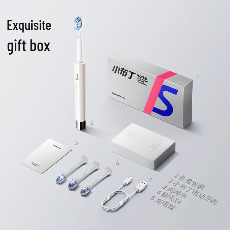 Skyworth Little Pudding Sonic Electric Toothbrush CN plug (adapter included)