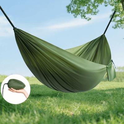 Single and Double Size Hanging Hammocks Foldable Outdoor Swing Durable Camping Hammock Beach
