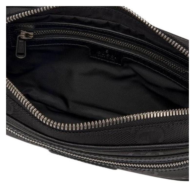 Gucci Fanny Pack Off The Grid OTG Environmental Protection Series, Old Flower Logo, Leather and Nylon, Chest Bag and Waist Bag, Same Style for Men