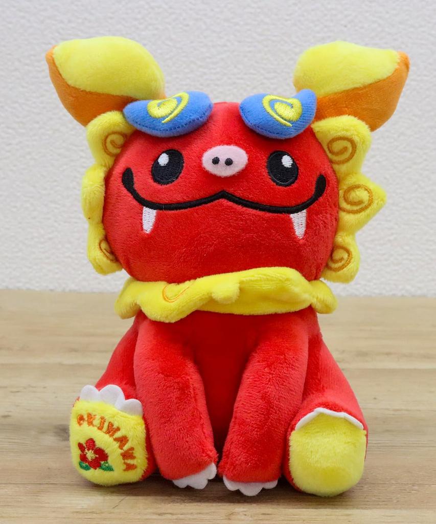 Take Off Okinawa Series Shisa Plush Toy Red