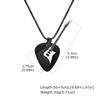 Fashion Punk Guitar Pick Pendant Necklace for Men Stainless Steel Guitar Charm Necklace Rock Hip-hop Jewelry Gift