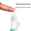 Silicone Anti-Backflow Infant Nasal Aspirator - Manual Pump Nasal Mucus Cleaner