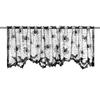 Black Lace Halloween Spiderweb Table Runner - European & American Style
