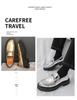 2025 Thick-Soled Height-Boosting Men's Patent Leather Loafers with Chunky Heel
