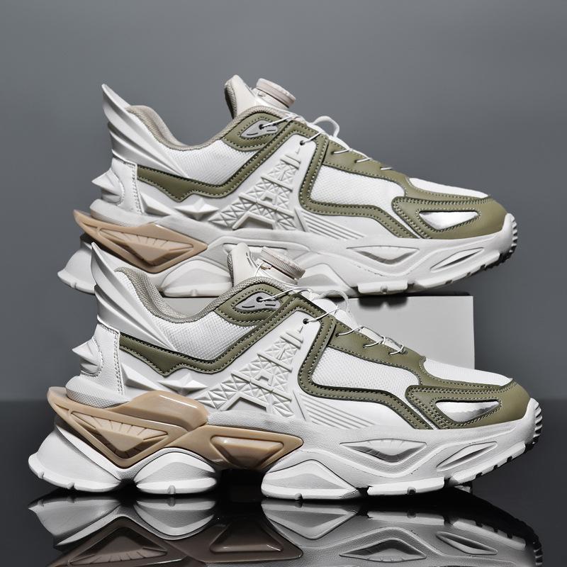New ModelCouple Sports Shoes Dad Mecha Tide Shoes Luminous Casual Running Shoes Comfortable And Lightweight Casual Versatile