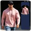 Men's sun protection suit hooded long-sleeved fitness sports outdoor fishing tops quick-drying running basketball training T shirts
