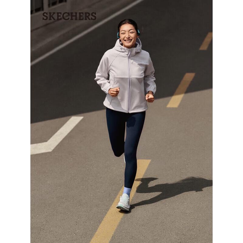 Skechers Women s Weatherproof Paneled Hooded Insulated Sports Jacket P425W184 L