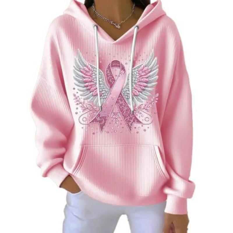 Autumn Women's New Ribbon Wings Color Matching 3D Printing Casual Sweater