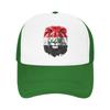 Iraqi Flag Iraq Pride Lion Face Iraq Flag Mesh Baseball Caps Unisex Women Outdoor Sun Hat  Dad Hat Breathable Summer Trucker Hats