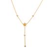 Accessories Stainless Steel Flower Y-Shaped Necklace, Exquisite Versatile Women'S Daily Versatile Accessories 2504