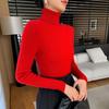 Women's Slimming Seamless High Neck Cashmere Sweater - 35% Cashmere, Perfect for Autumn/Winter