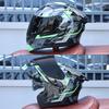 DOT Certified Modular Motorcycle Helmet Double Visor Design Men Women All Season High Strength ABS Comfortable Riding Helmet