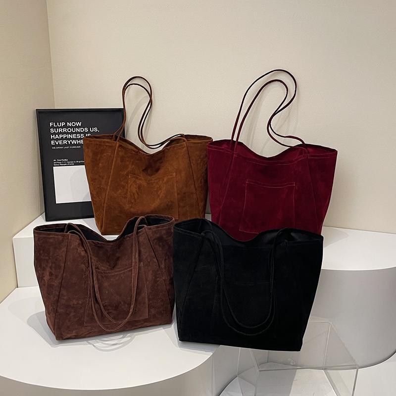 Vintage Underarm Bag Women's Large Capacity Shoulder Bag Commuter Tote Bag