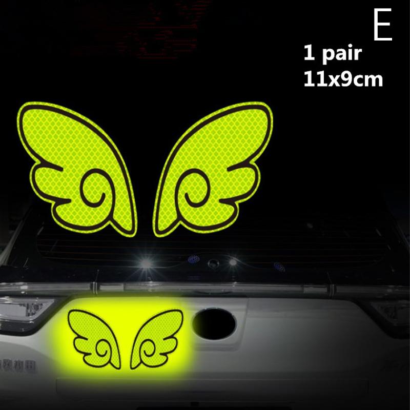 Adesivo de capacete de motocicleta, adesivo refletivo, placa de advertência noturna, acessórios