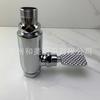 Copper 90-Degree Foot-Pedal Flush Valve with Press-To-Flush Delay Feature Modern Minimalism Design for Toilets