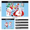 Christmas Static Cling Window Stickers Colorful Christmas Tree Decals Home Office Shop Window Decor Holiday Festival Atmosphere